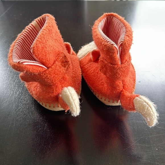 GUC Hanna Anderson fox slippers size 13/1 kids - Picture 2 of 4